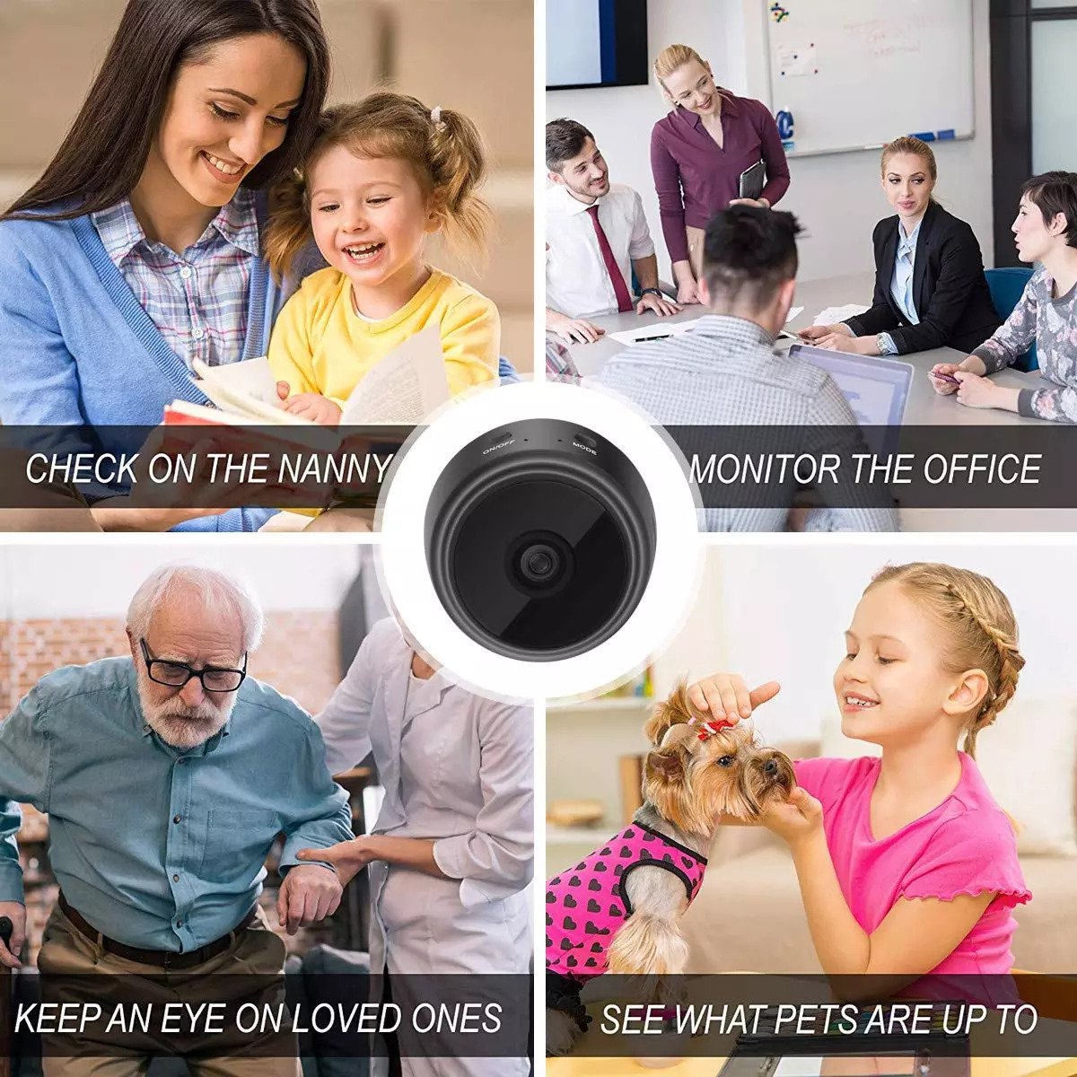 Wistino Wireless Ip Mini Wifi Surveillance Camera A9 Wide Angle Night Vision Remote Monitor Mini Camera Wifi