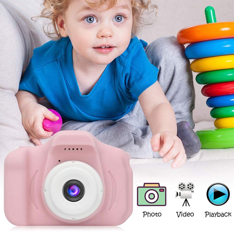 New arrive portable mini kids camera best gifts toys 2.0 Inch 1080P HD screen children's video photo camera