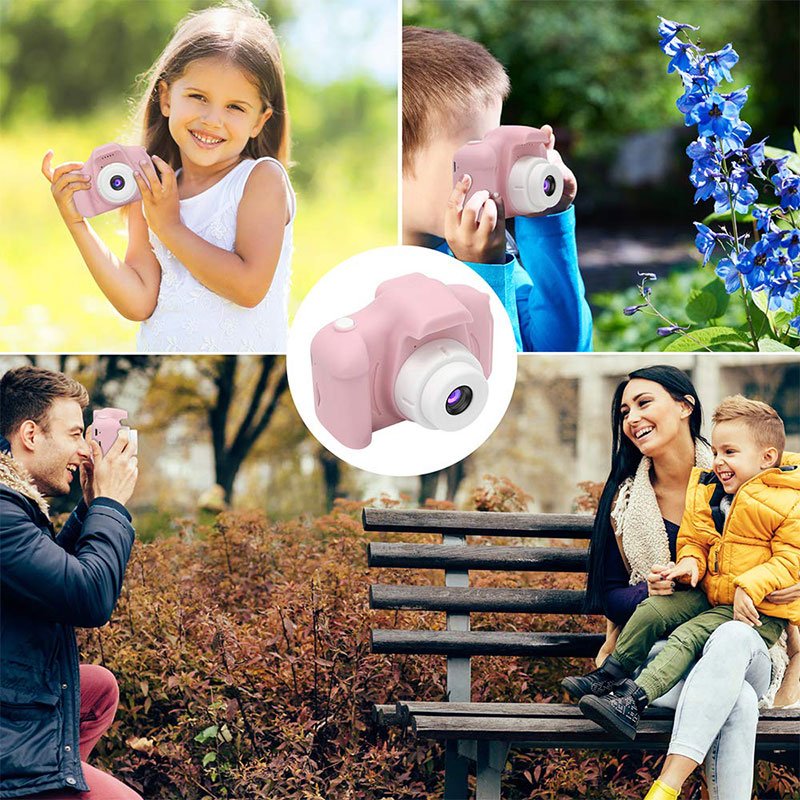 New arrive portable mini kids camera best gifts toys 2.0 Inch 1080P HD screen children's video photo camera