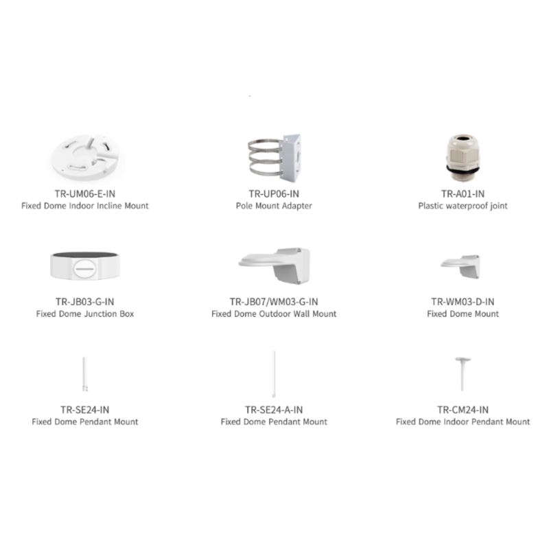 uniview unv Hot selling unv IP camera 4MP HD Vandal-resistant IR Fixed Dome Network Camera IPC324LE-DSF28(40)K-NB