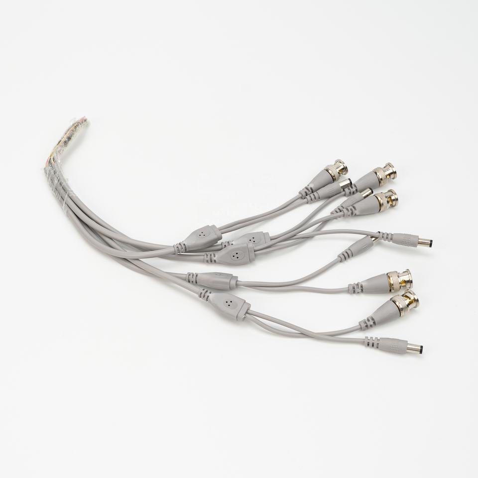 CCTV Network Camera Video 5-Core Cable for Surveillance Security Camera BNC+DC cable analog monitoring camera wire