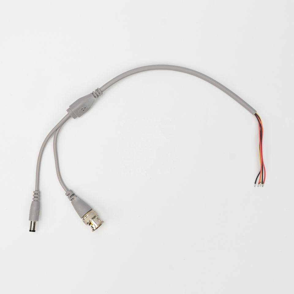 CCTV Network Camera Video 5-Core Cable for Surveillance Security Camera BNC+DC cable analog monitoring camera wire