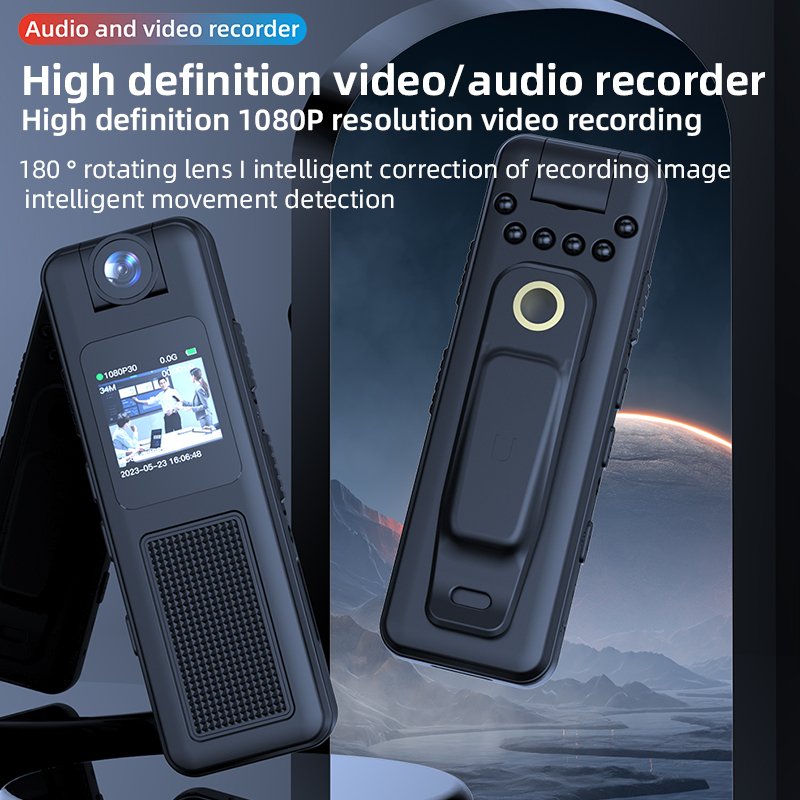Latest Design Mini Body Camera 1080P Portable Small Body Worn Cam Wearable Pocket Camera