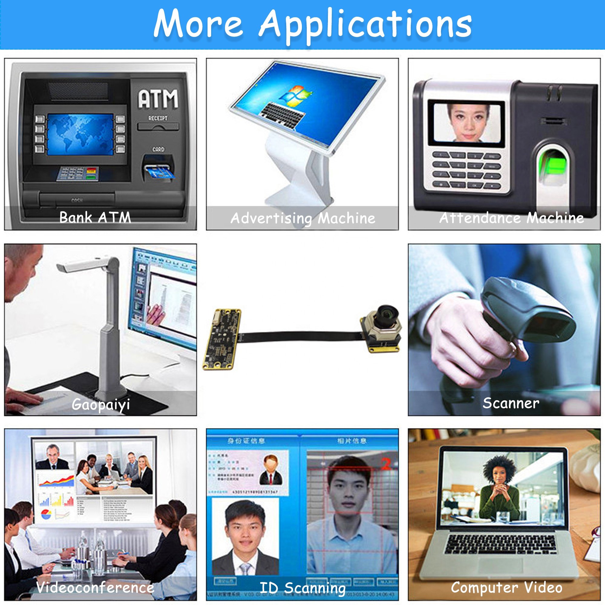 Factory Price IMX577 4K H.264 Autofocus FF 12 Mega-Pixel CMOS Image Sensor Mini USB UVC HD Industrial Camera Modules
