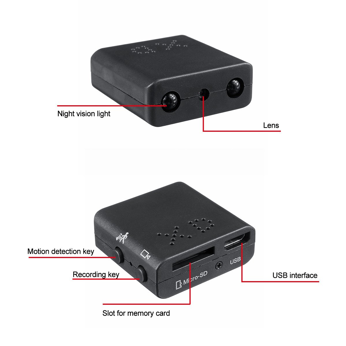 Hot Sales XD Camera 1080p HD Resolution Super WiFi Camera For Home Security minicamera mini 4K