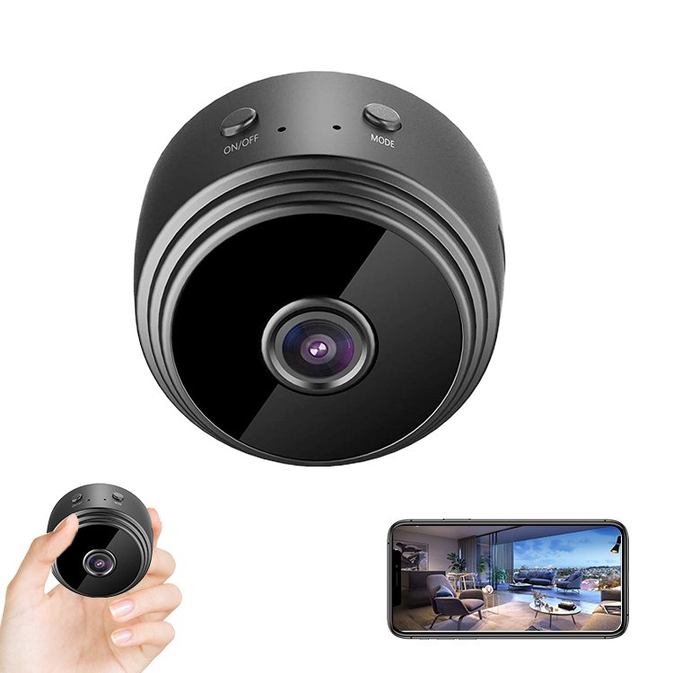 Hot Sales 720P Battery Powered Wireless WiFi Small Nanny Cam Mini Camera surveillance night vision remote view on Mobile APP