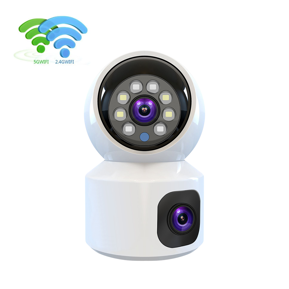 V380pro Indoor Dual Lens PTZ Camera wifi Camera 4MP Baby monitor Network Camera