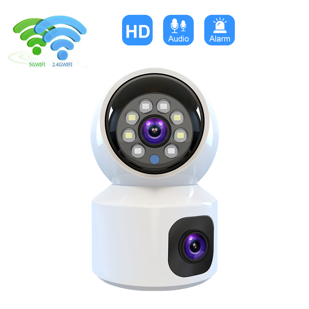 V380pro Indoor Dual Lens PTZ Camera wifi Camera 4MP Baby monitor Network Camera