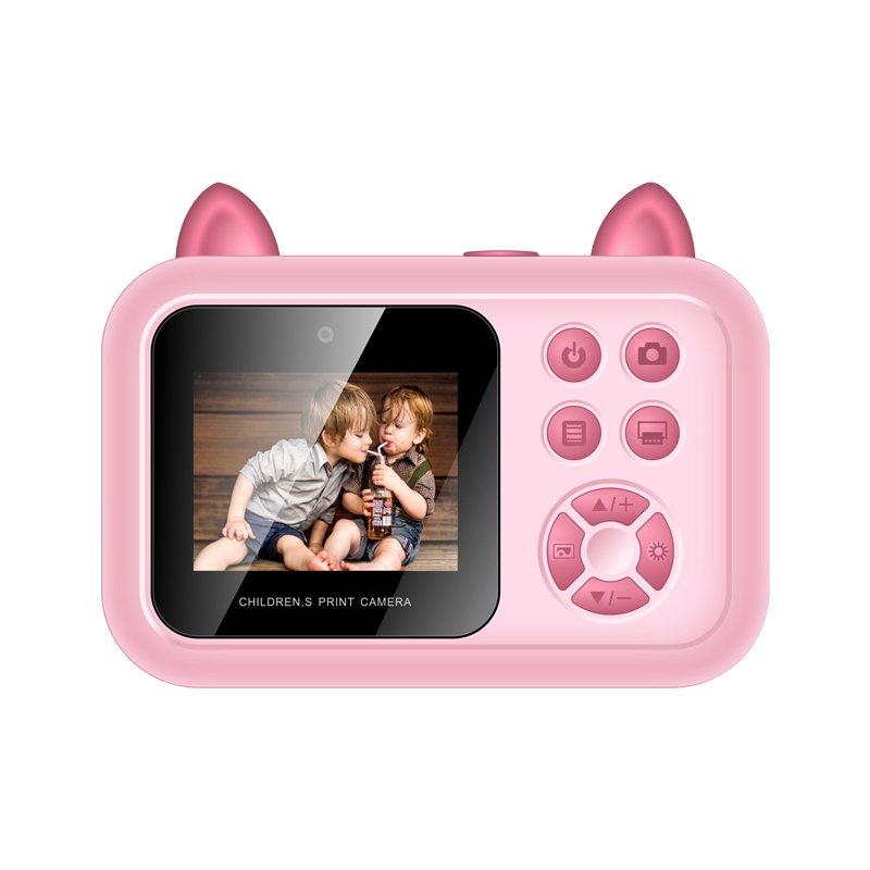 1080p HD Mini Digital Camera for Kids Photo Toys Gifts Toddler's Selfie Camera Children's Toy print function camera APP version