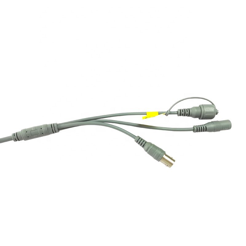 Lan Cables 7Pin BNC DC Reset For CCTV Security Analog Camera Cable Accessories Pigtail Waterproof Connector Cover