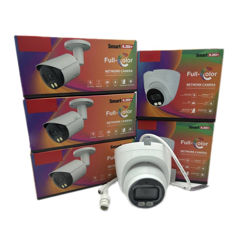 Ahua 4MP Lite Full-color Fixed-focal Eyeball Network Camera IPC-HDW2439T-AS-LED-S2
