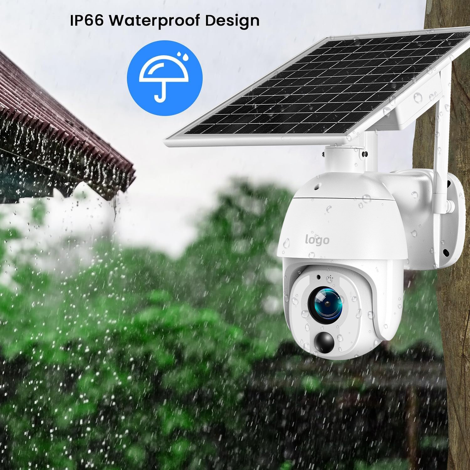 outdoor 360 degrees battery wired portable analog rohs wholesale ai security camera for security and surveillance with alarm