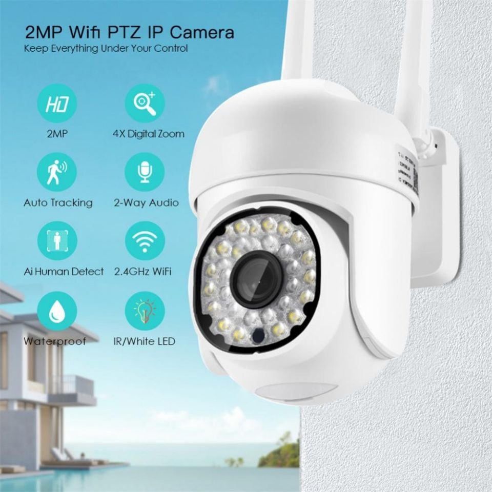 outdoor ptz video surveillance wireless camera 5G wifi cctv Camera Audio Motion Alarm network Security wifi Cameras