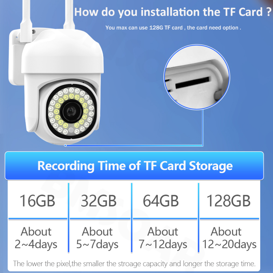 outdoor ptz video surveillance wireless camera 5G wifi cctv Camera Audio Motion Alarm network Security wifi Cameras
