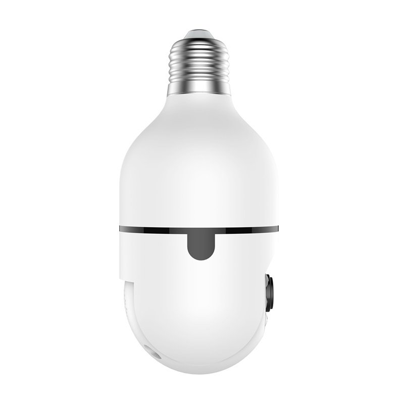discount Tuya smart life app 3MP CCTV wireless IP bulb camera wifi PTZ 1500P camera Webcam bulb house camera