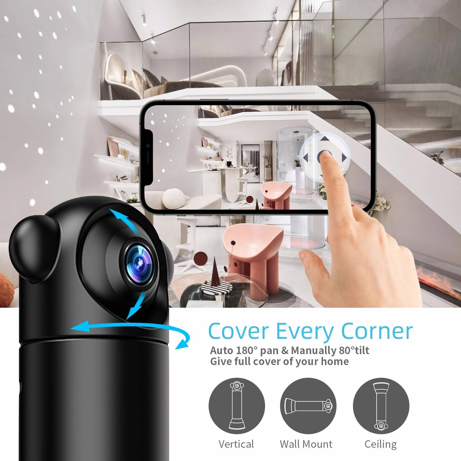 QZT Mini Wifi Camera Wireless Hd 1080p Indoor Home Security micro camera