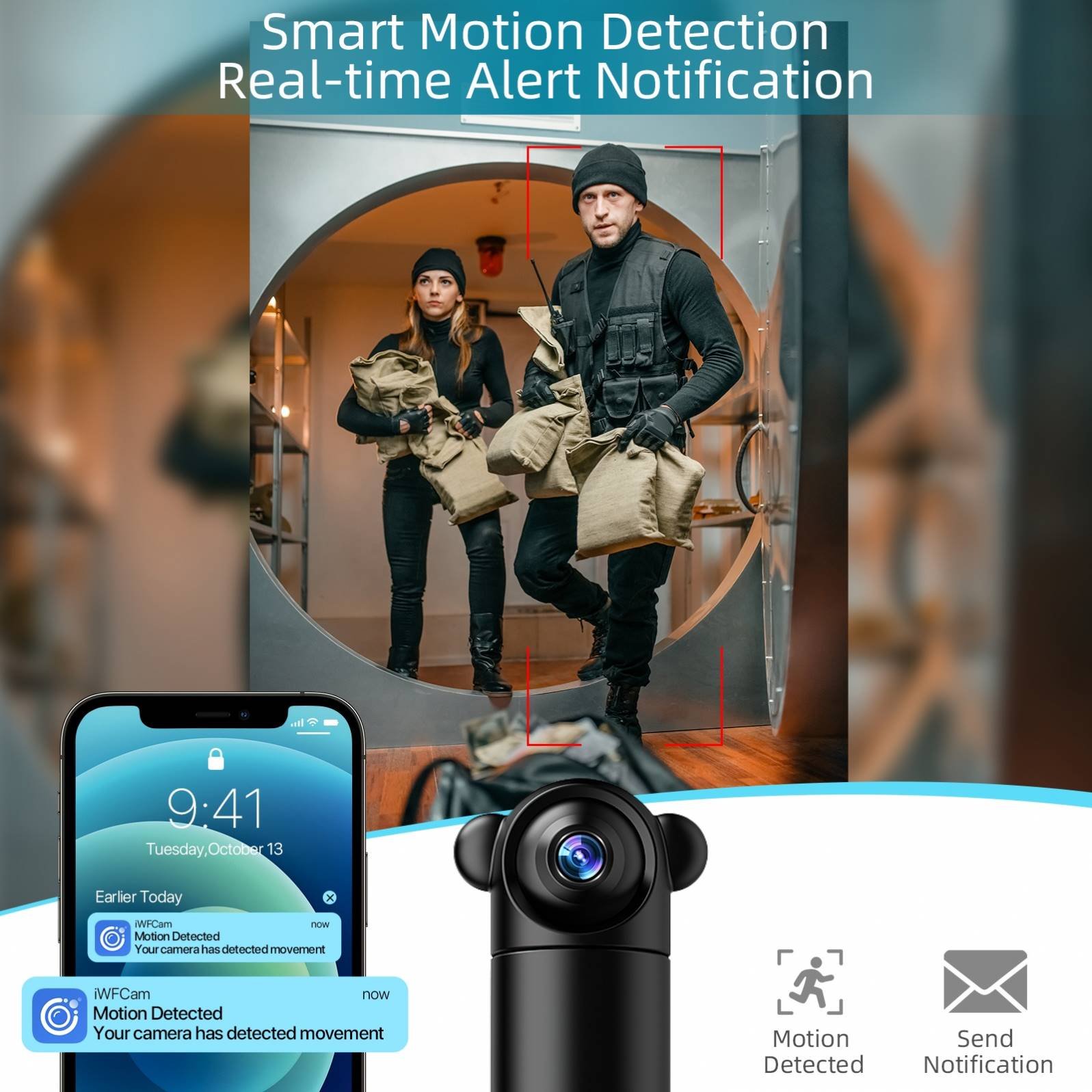QZT Mini Wifi Camera Wireless Hd 1080p Indoor Home Security micro camera