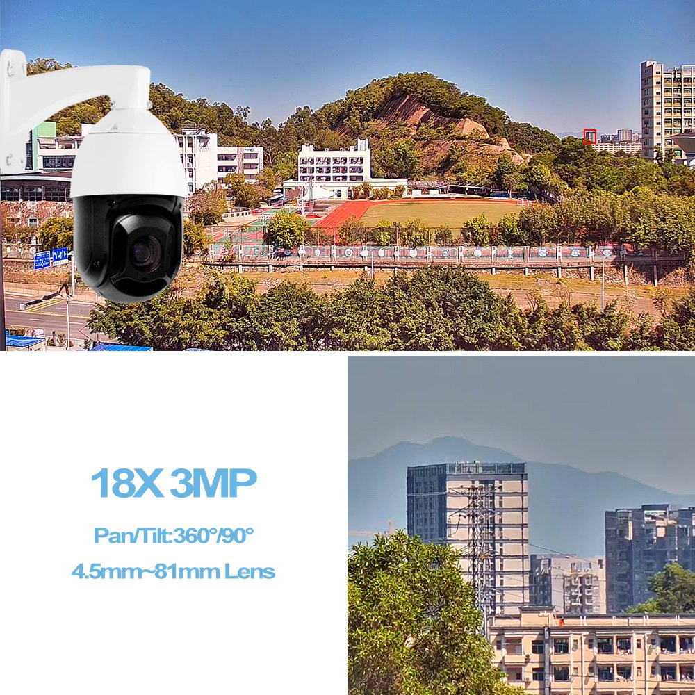 360 Degree Coverage Full-Frame Camera 20X 25X 30X 36X PTZ Camera IR Night Vision Security CCTV IP Network Camera