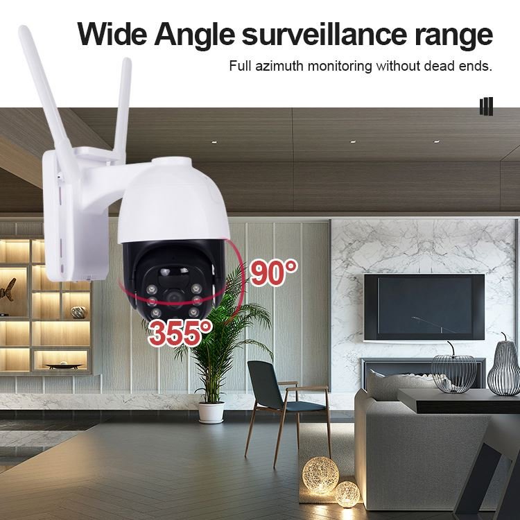 Video Monitor Night Vision Pan Tilt Zoom Wifi Camera outdoor Security CCTV System Camera