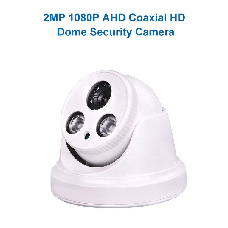 2MP 1080P AHD Coaxial Indoor Dome CCTV Surveillance Security Analogue Camera