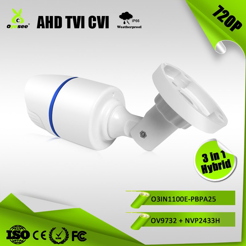 1MP 720P IR Range 25m IP66 AHD TVI CVI Hybrid 3 in 1 longse swann cctv security camera cover