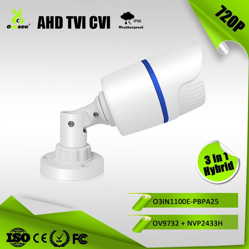1MP 720P IR Range 25m IP66 AHD TVI CVI Hybrid 3 in 1 longse swann cctv security camera cover