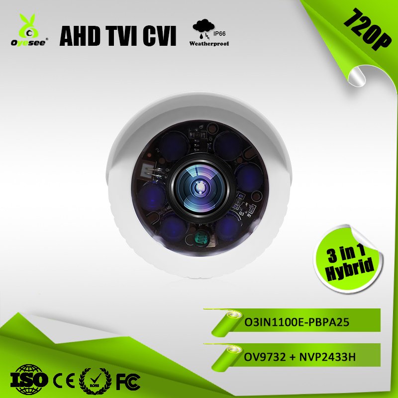 1MP 720P IR Range 25m IP66 AHD TVI CVI Hybrid 3 in 1 longse swann cctv security camera cover