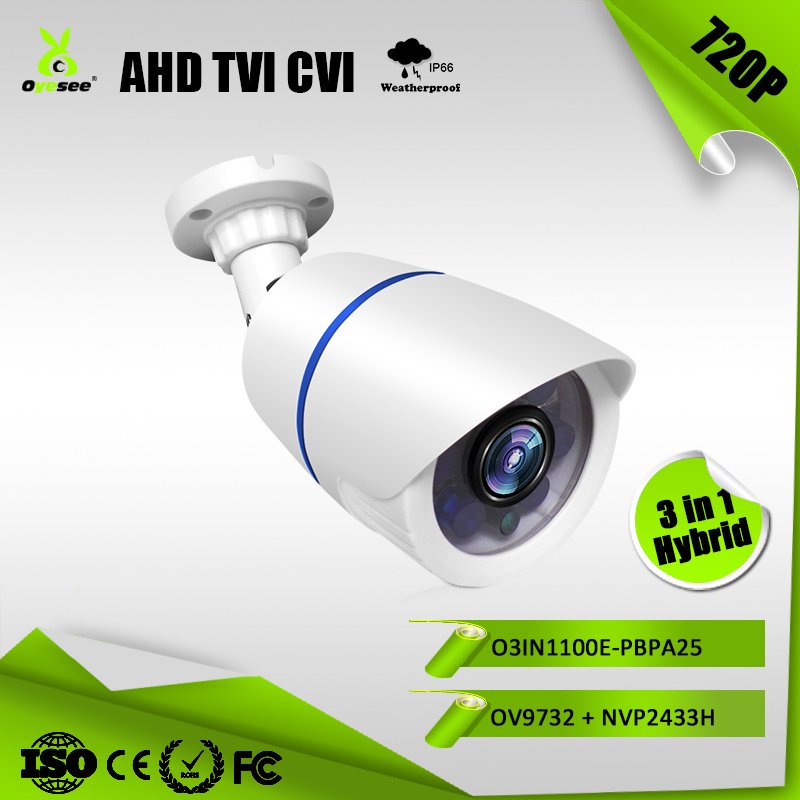 1MP 720P IR Range 25m IP66 AHD TVI CVI Hybrid 3 in 1 longse swann cctv security camera cover