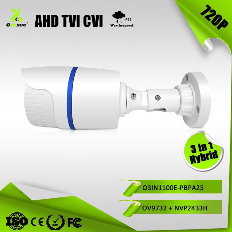 1MP 720P IR Range 25m IP66 AHD TVI CVI Hybrid 3 in 1 longse swann cctv security camera cover