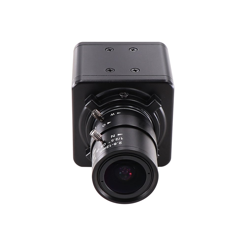 Global Shutter High Speed 120fps CS Mount Varifocal 2.8-12mm UVC Plug Play Driverless USB Camera with Mini Case