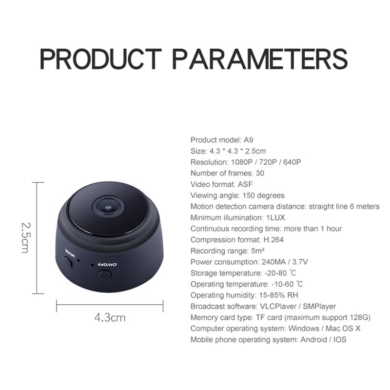 hot selling mini camera wireless wifi mini camera to shoot photos Small for kids children