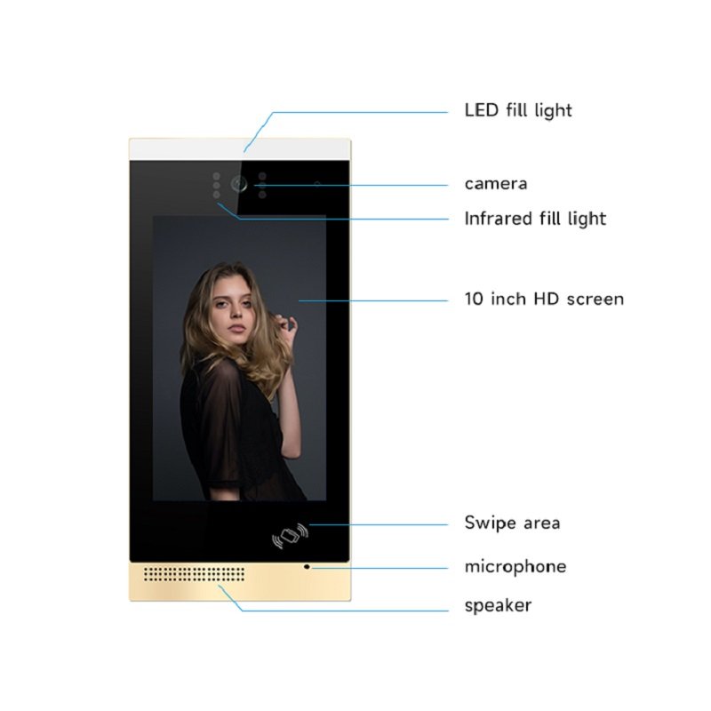 MingKe MK-AZZJ10D Indoor Monitor Internal Intercom Wireless Digital Cameral Doorbells Intercom With Camera