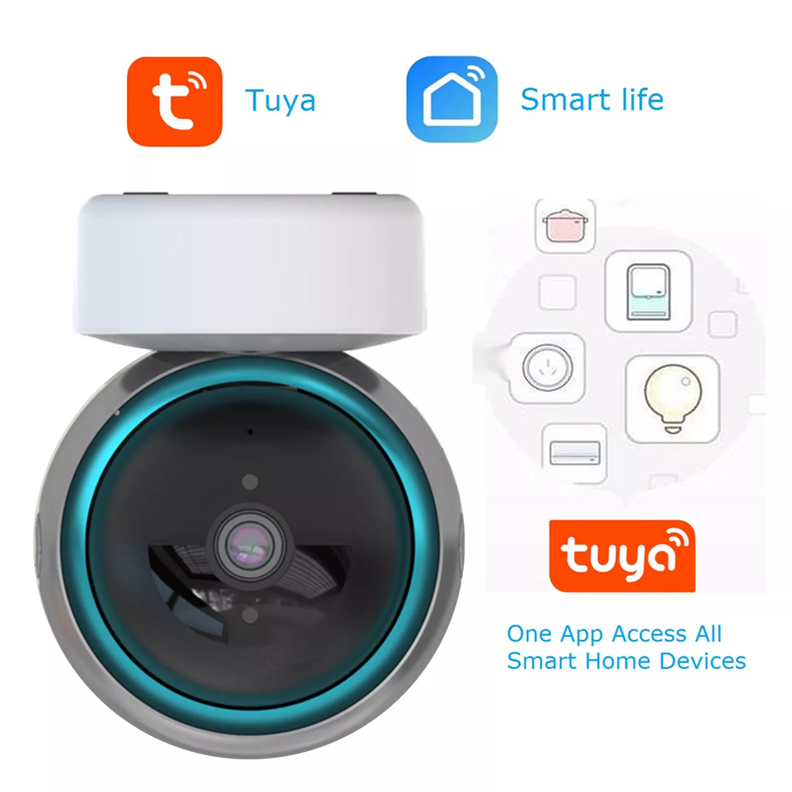 Tuya Smart Mini Camera 1080P HD IP Camera Smart Home Security Night Vision Magnetic Wireless Mini Camcorder Wifi Camera