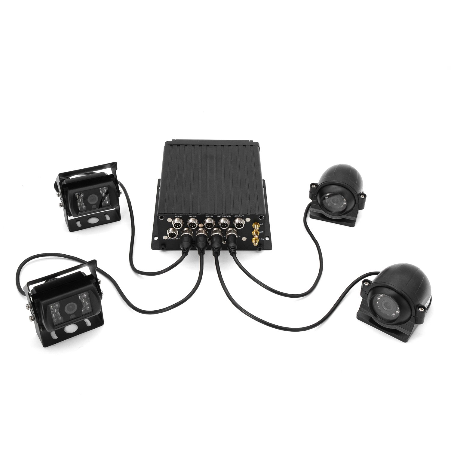 FL & OEM 4CH 1080P HDD MDVR With 4G GPS MOBILE DVR FOR BUS CCTV SYSTEM Real Time Monitoring and Tracking Bus MDVR