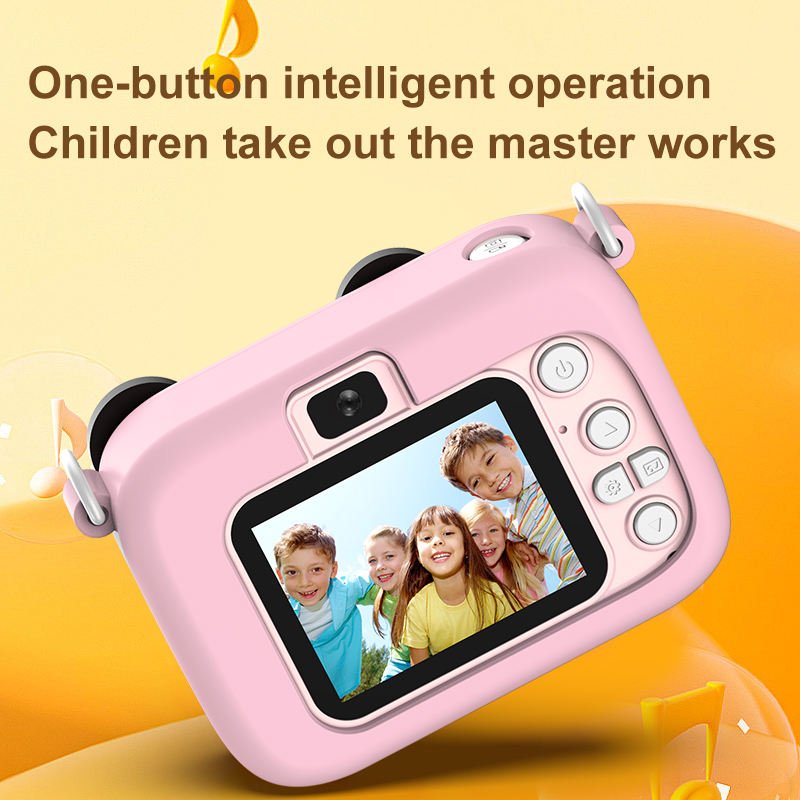 Best seller Funny Cartoon Mini Camera for Children 2.0 Inch HD Digital Dual Lens Video Games Kids Camera Rechargeable D11 D12