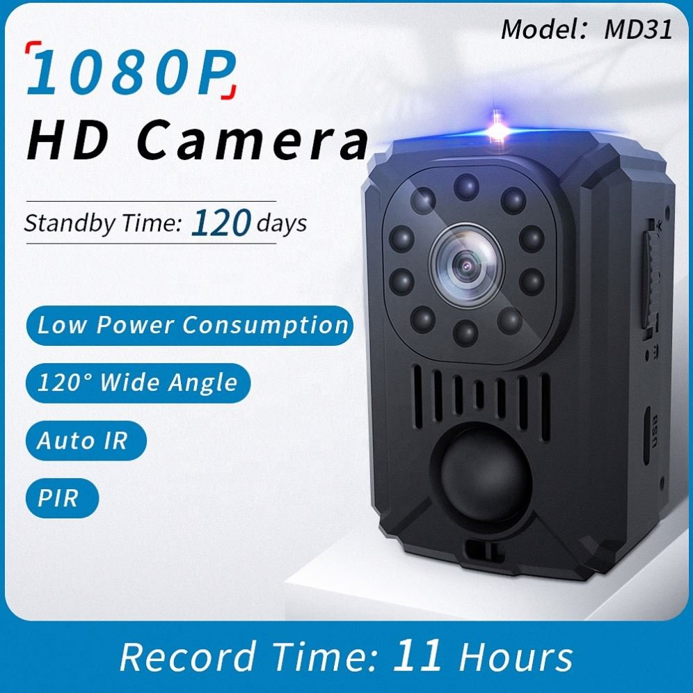 QZT Back Clip Action Sport Dv Video Record Camera Body Camera Sensor Indoor Outdoor Mini Camera