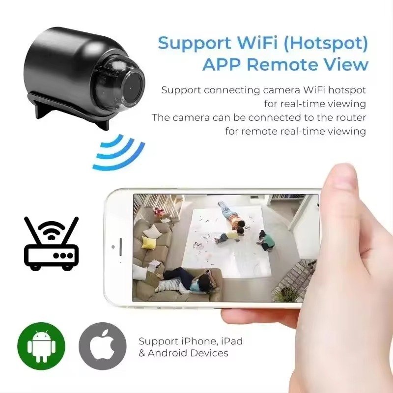 X5 WIFI Wireless Camera Remote Monitoring HD MINI Camera Smart APP Network Camera
