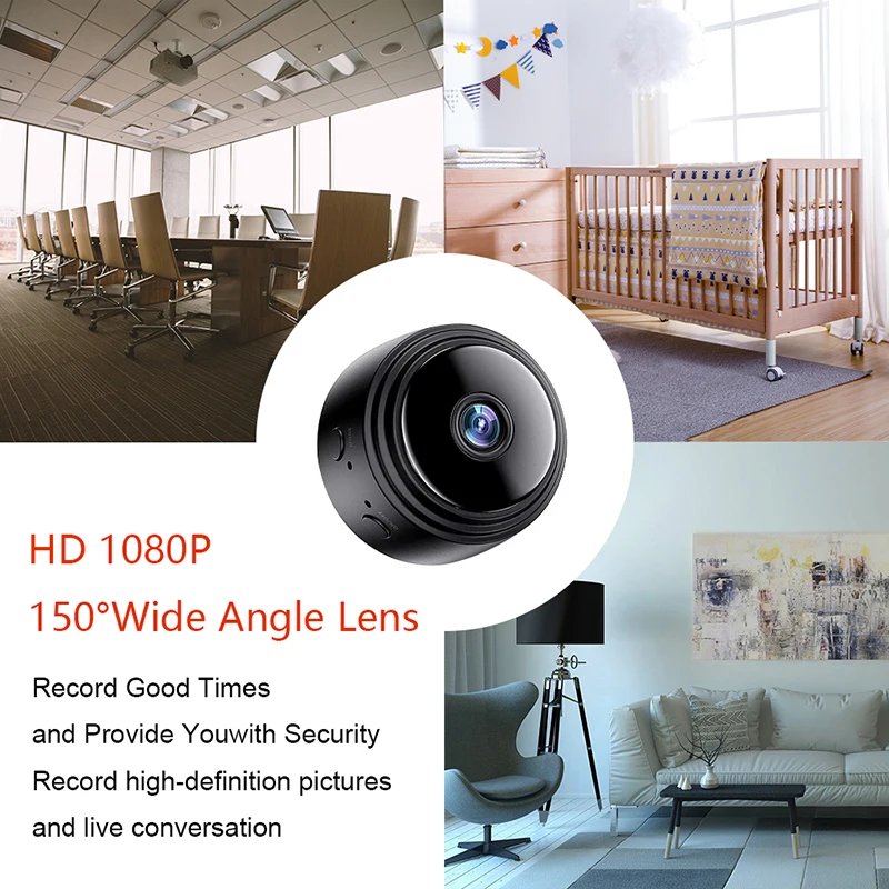 A9 Mini Camera 1080P HD IP Camera Wifi Video Surveillance Camera for Home Secret Security Protection Remote Wireless Camcorders