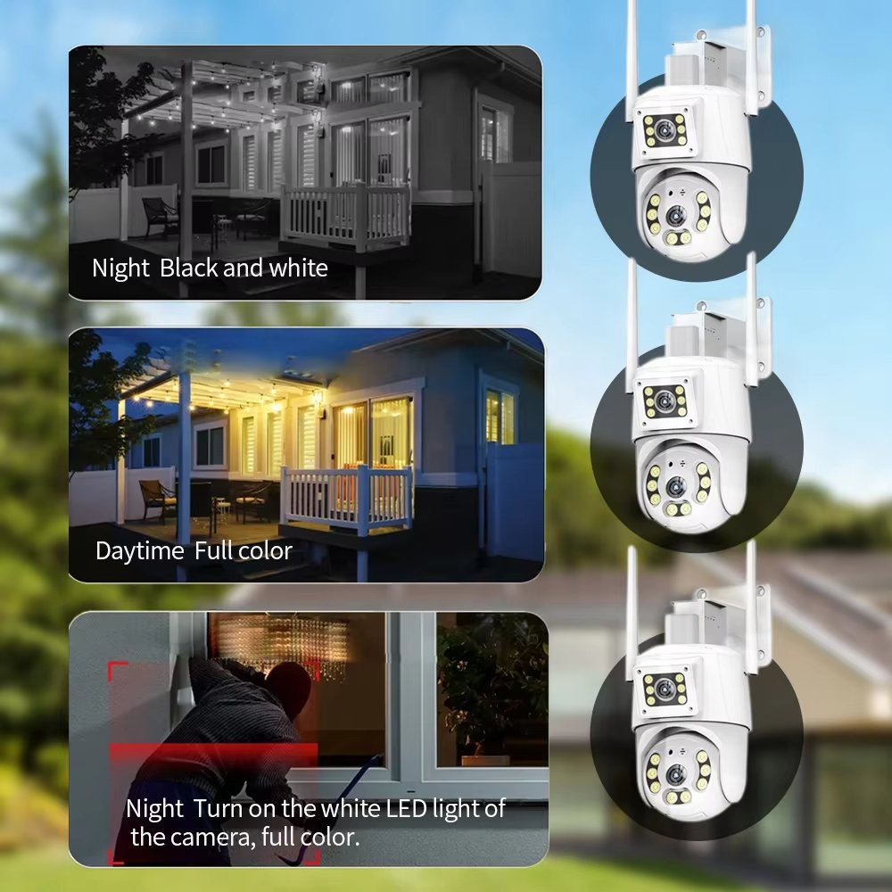 Smart AI HD 200W PTZ IP Mini security camera wifi Best House Baby & Pet Motion Detection cameras for home security