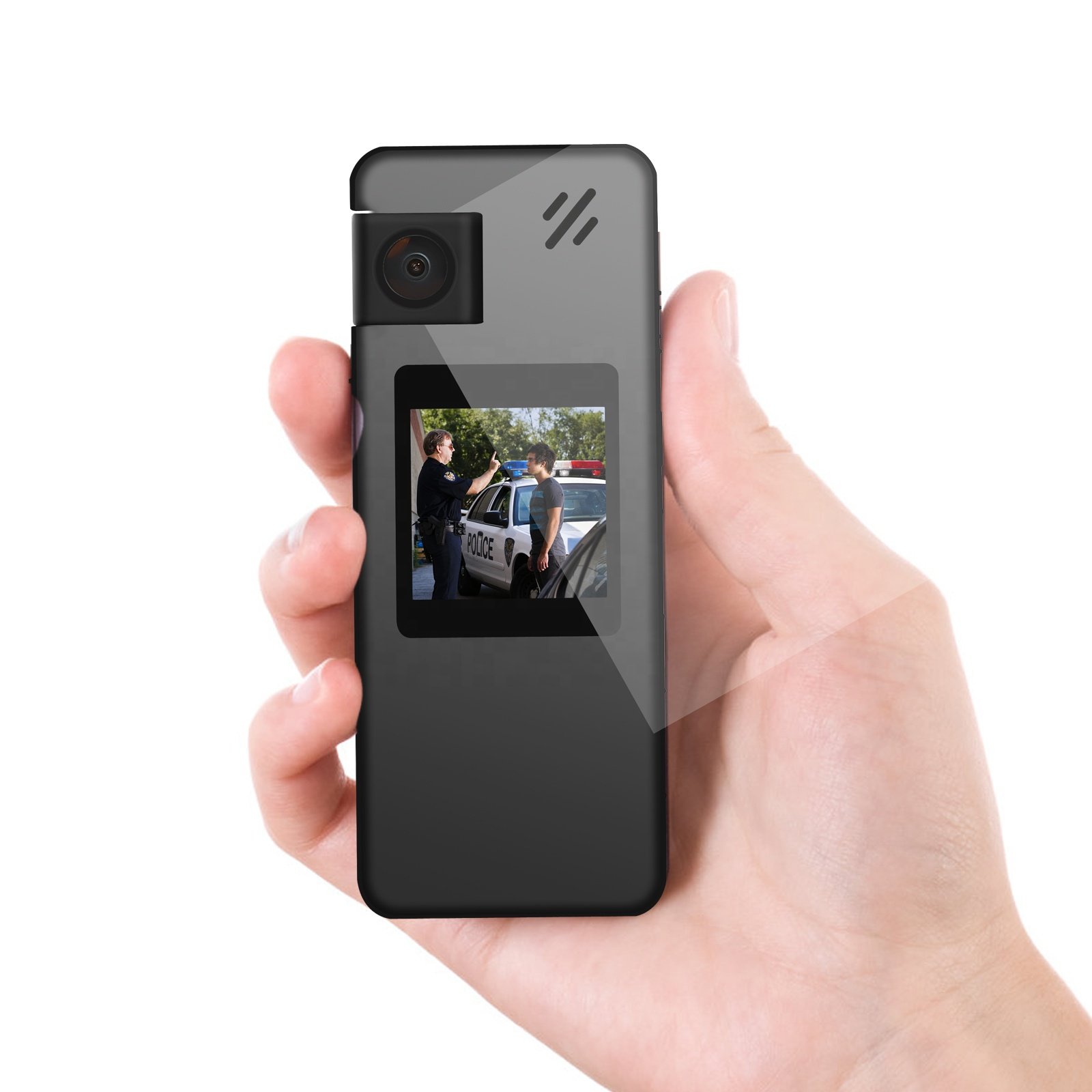 A32 Body Mounted Camera 180 Degree Rotating Lens Motion Detection Camcorder HD 1080P Video Recording for Riding Bike