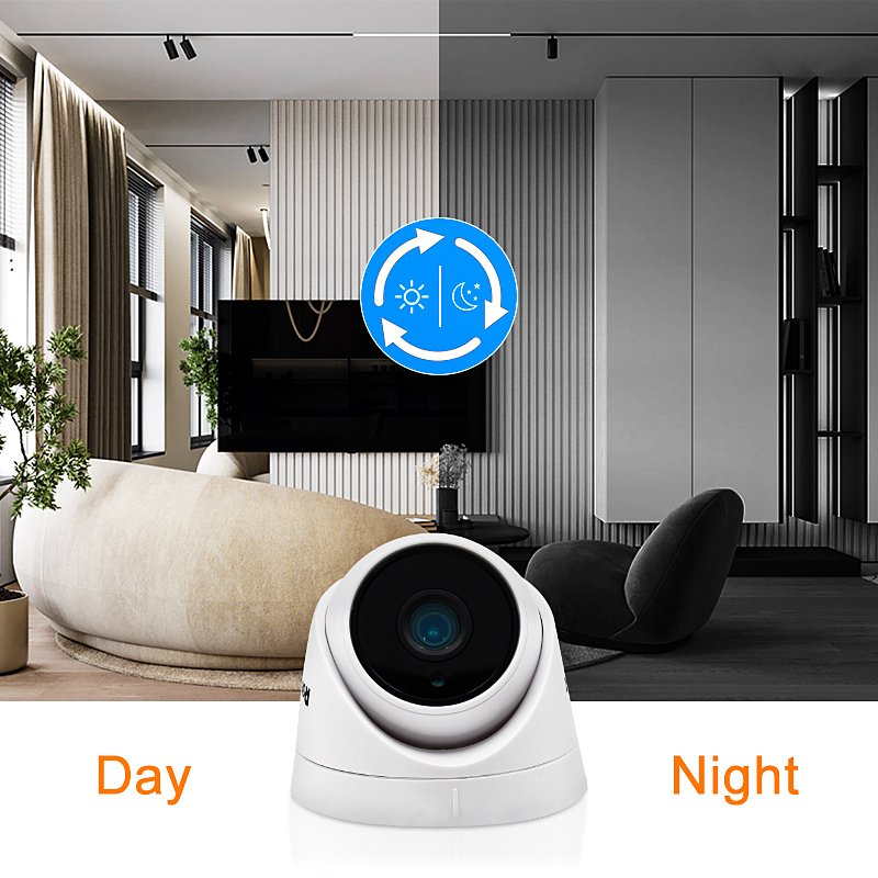 Rooficat 8ch 1080p Hd Night Vision Cctv Security Camera System Outdoor dome Camera Ahd Analog Camera Dvr Kit