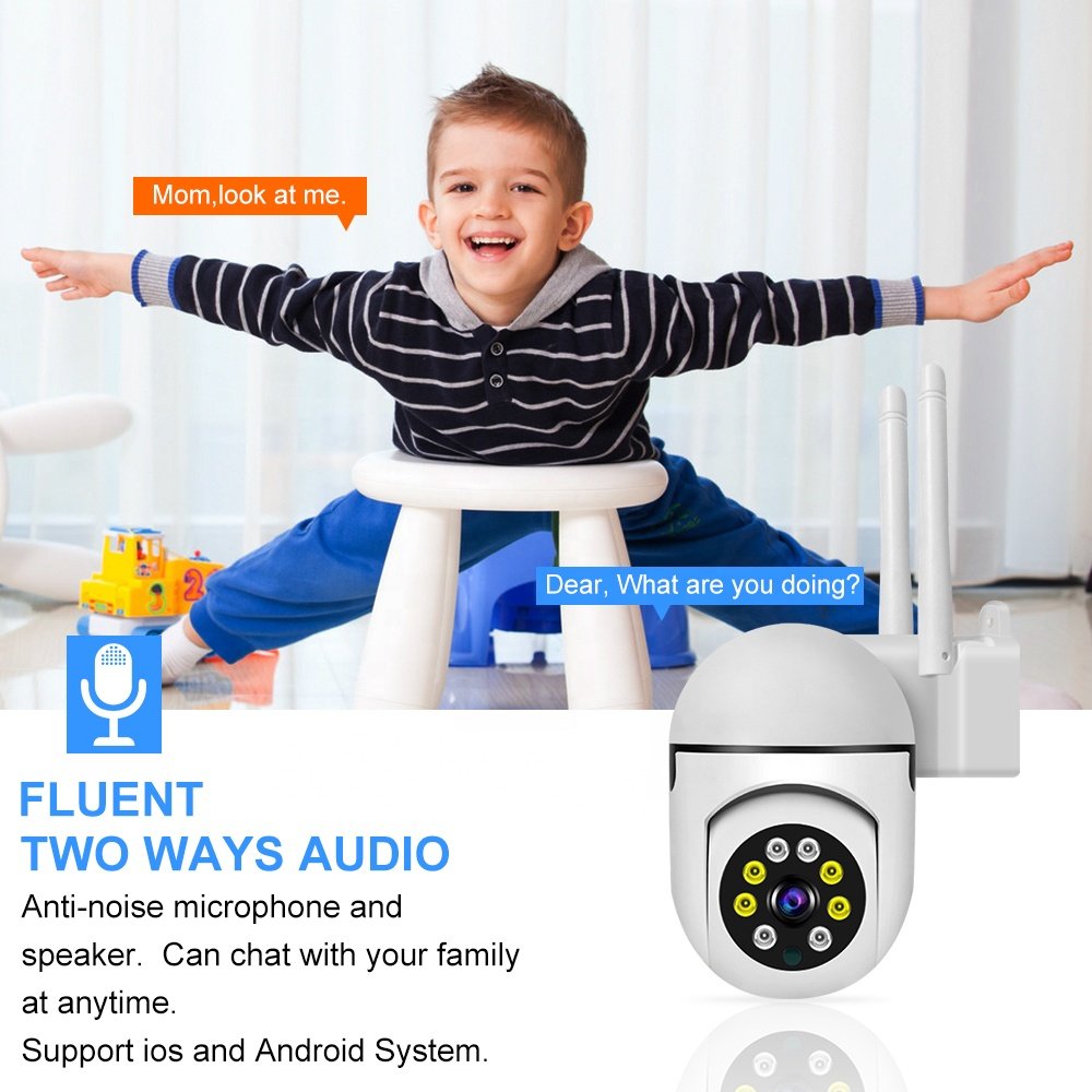 Hot Sale 1 Year Warranty 360 Degree Dual WiFi Night Version Motion Detection Smart Light Bulb CCTV Network Camera