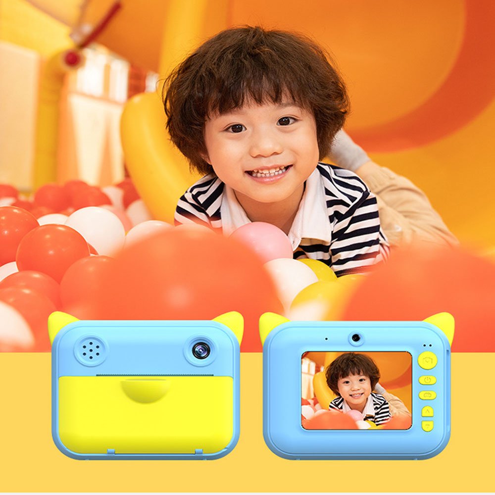 New 1080P Mini Camera For Gifts Boys Girls Birthday Children Outdoor Toys Paper Shoot Photo Instant Print Digital Kids Camera