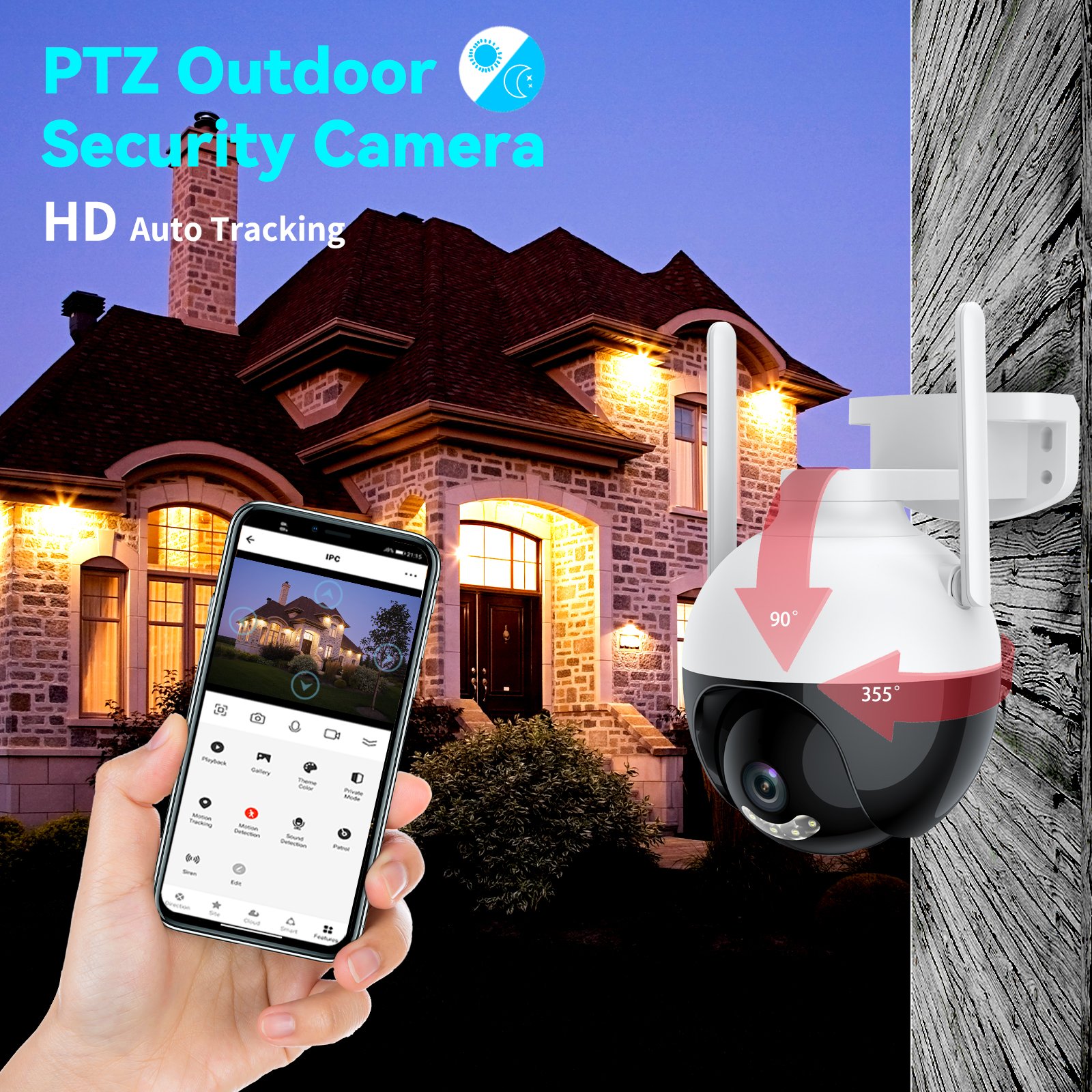 Hot sale night vision camera 4MP for home security camera CCTV factory price