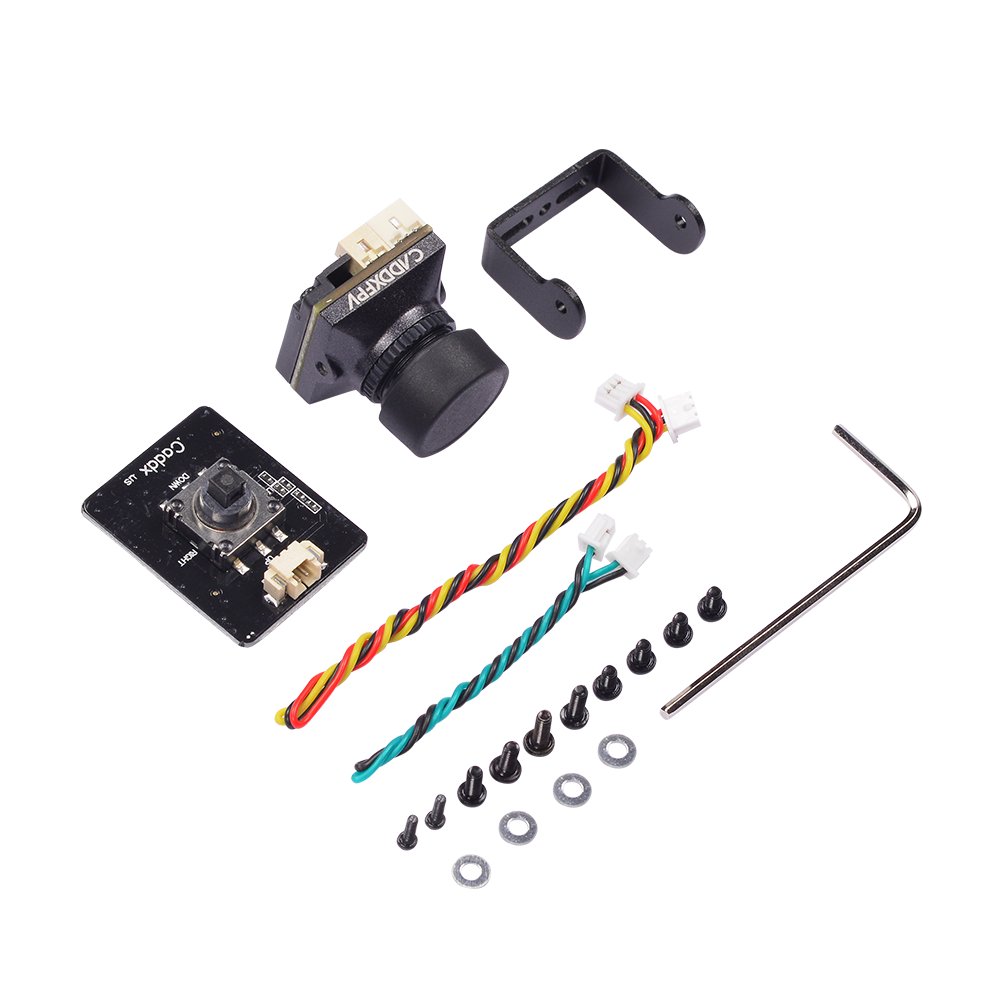 Caddx Ratel 2 V2 FPV Camera Ratel2 2.1mm Lens 16:9/4:3 NTSC/PAL Switchable + Replacement Lens Micro FPV Camera Analog Camera