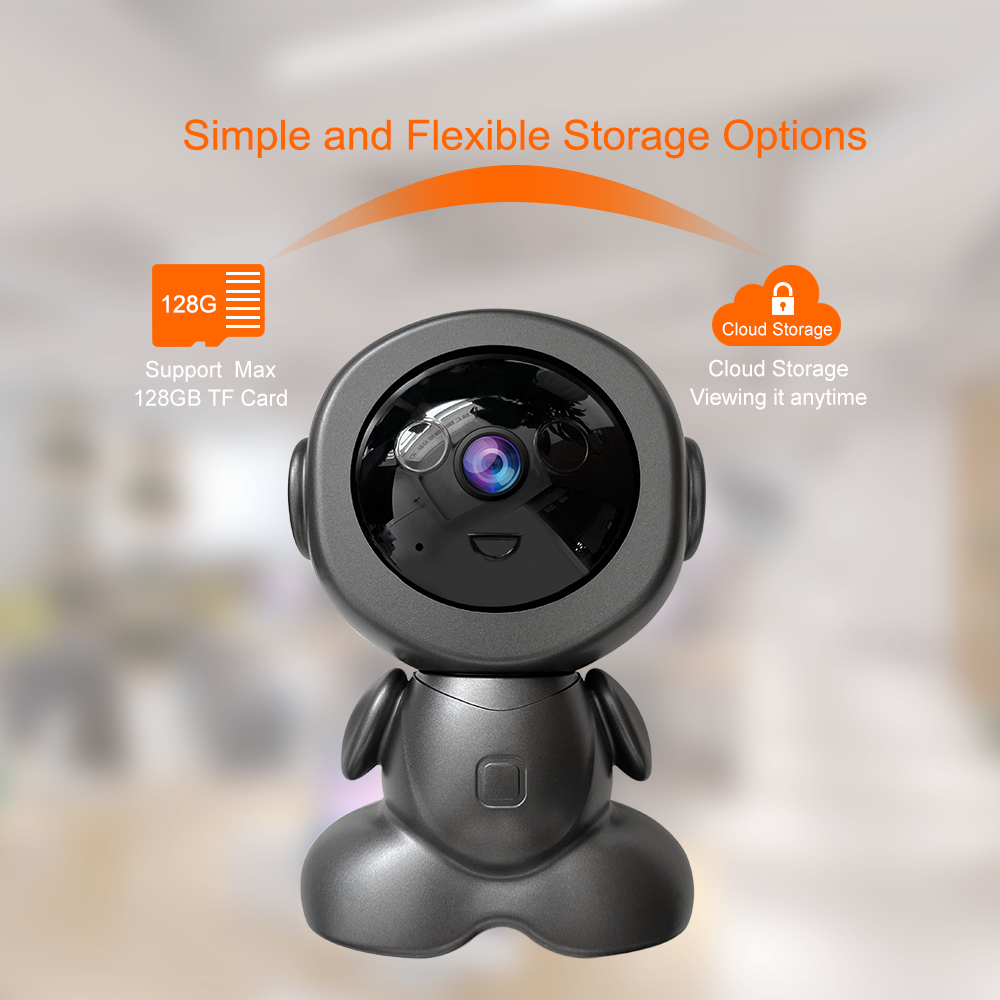 3MP WIFI Indoor Robot Camera Wireless Security Mini Camera CCTV IP Cameras Wifi Motion Detection Two-way Voice