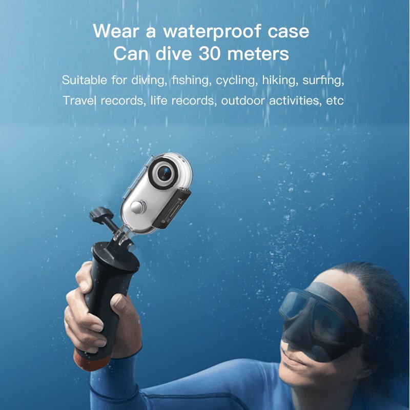H.265 UHD 4K WiFi Vlog Camera 30M Waterproof Action Sports Camera Video Recording Thumb Mini Camera