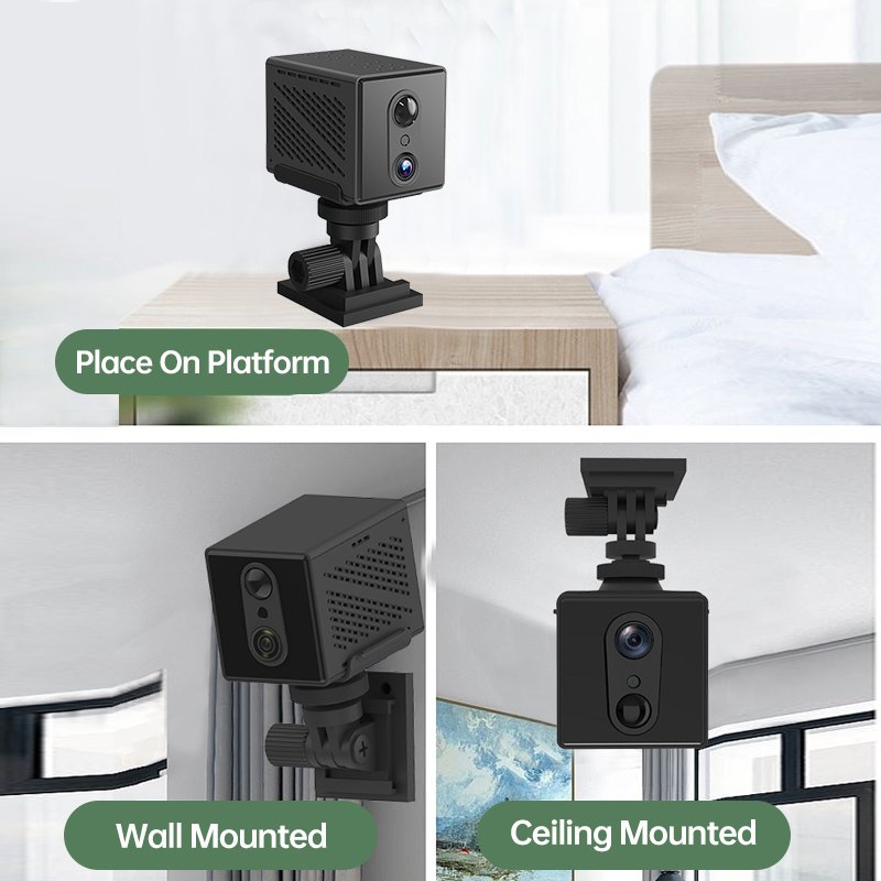 800mAh Battery O-KAM Pro Mini CCTV WiFi Camera 1920*1080 Full HD Phone WiFi Cameras Home Security WiFi PTZ Camera Bedroom