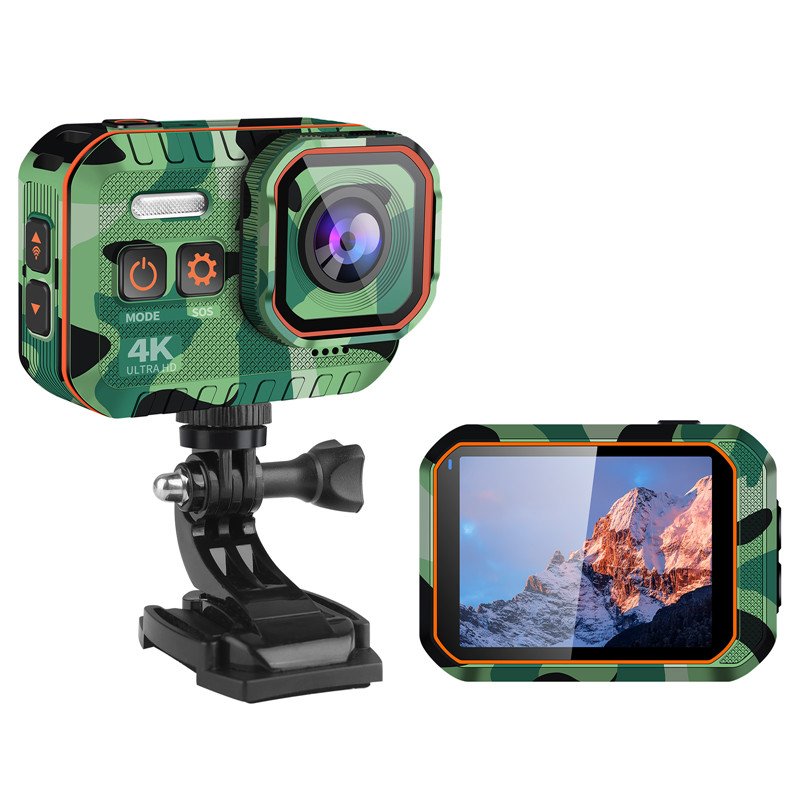 Hot Selling 4K HD Motion Camera Wearable Mini Action Sports Camera For Riding And Helmet