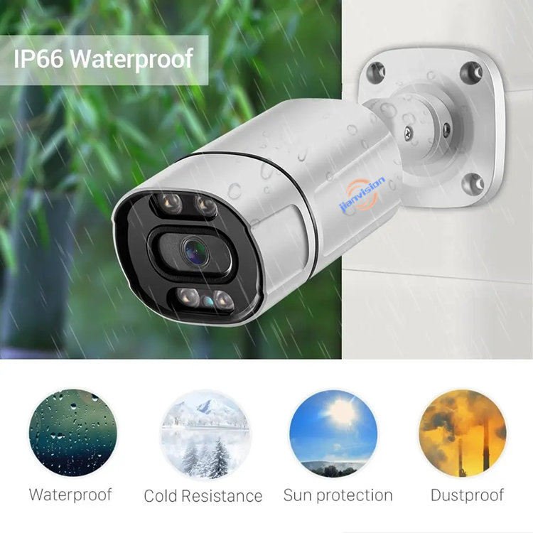 8MP HD IP POE CCTV Outdoor Bullet Metal Housing Night Vision Camara De Seguridad Exterior Network Camera 4K